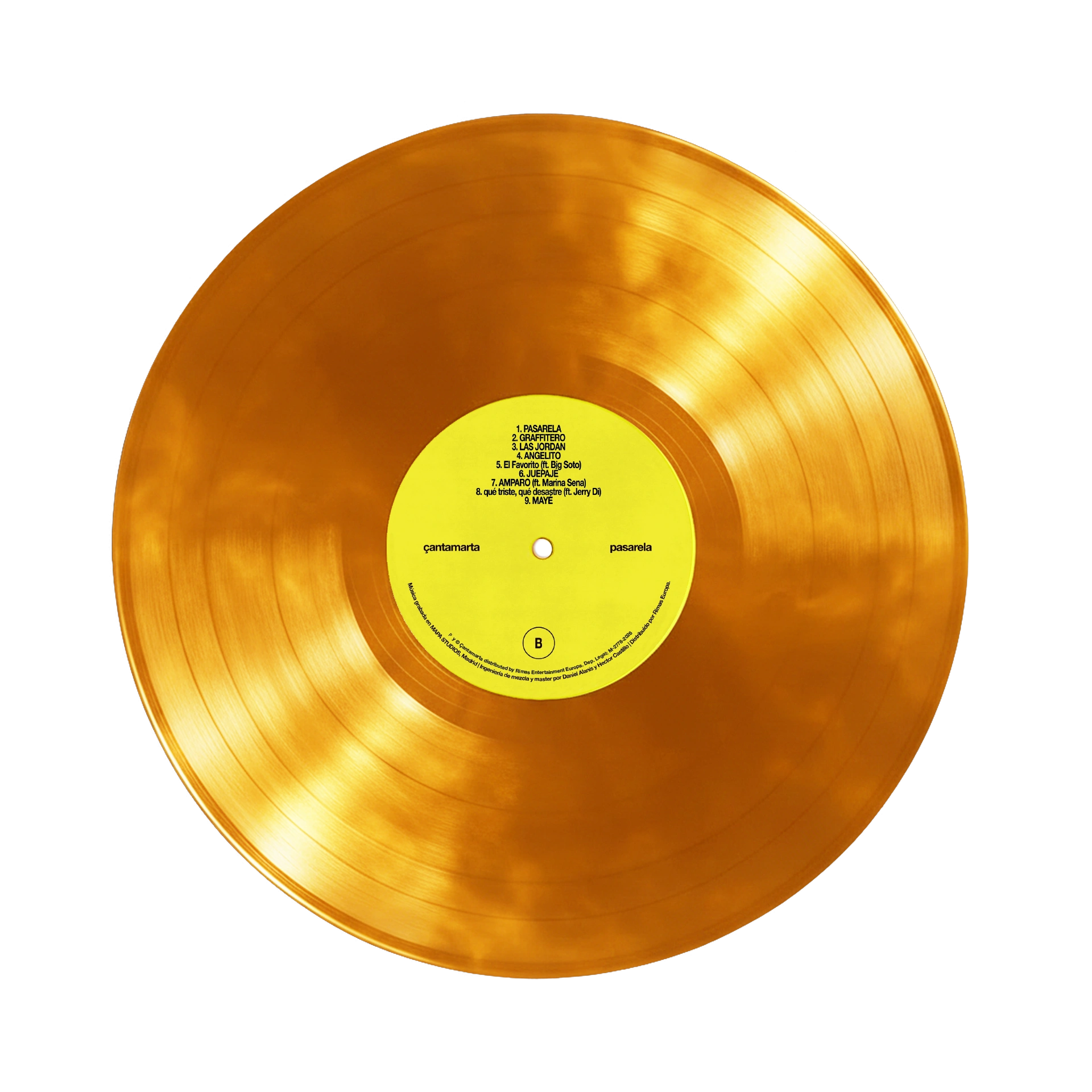 Vinilo "nomeolvides + PASARELA" (españa)